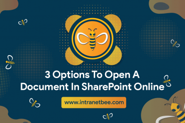 3 Options to open a document in SharePoint Online