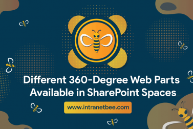 Different 360-Degree Web Parts Available in SharePoint Spaces