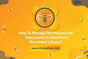 How To Manage Permissions For Documents in SharePoint Document Library?